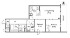 プライムガーデン若木 312 間取り図