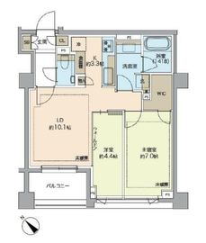 レガシス代官山 202 間取り図