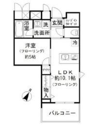 ガーデンヒルズ柿ノ木坂 601 間取り図