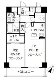 ガーデンヒルズ柿ノ木坂 102 間取り図