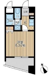 アブレスト西日暮里 602 間取り図