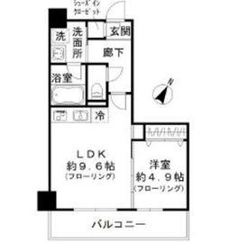 ガーデンヒルズ柿ノ木坂 602 間取り図