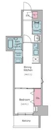 ドゥーエ入谷Ⅰ 602 間取り図