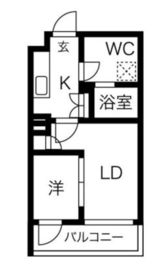 kinomori代々木上原 (キノモリ代々木上原) 405 間取り図