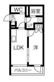 kinomori代々木上原 (キノモリ代々木上原) 403 間取り図
