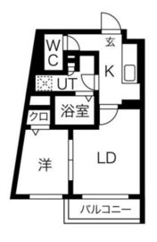 kinomori代々木上原 (キノモリ代々木上原) 301 間取り図