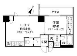 ガーデンヒルズ柿ノ木坂 104 間取り図