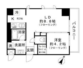 ガーデンヒルズ柿ノ木坂 105 間取り図