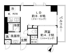 ガーデンヒルズ柿ノ木坂 305 間取り図