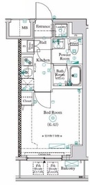 AZEST横濱関内 5階 間取り図