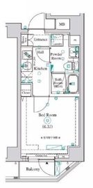 AZEST横濱関内 3階 間取り図