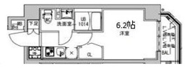 S-RESIDENCE横浜大通り公園 (エスレジデンス横浜大通り公園) 801 間取り図