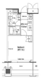 品川グラスレジデンス 1103 間取り図