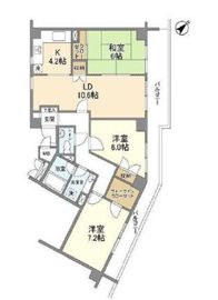 パークサイド碑文谷 202 間取り図