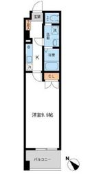 フィオーレ月島 403 間取り図