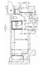 ルネ御苑プラザ 10階 間取り図