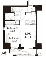 フレンシア御徒町 601 間取り図