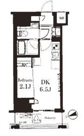 フレンシア御徒町 403 間取り図