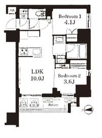 フレンシア御徒町 604 間取り図