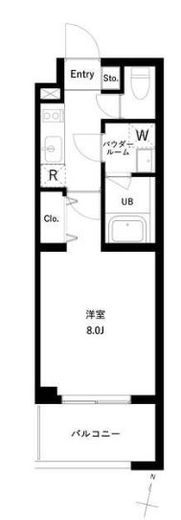 アーバンパーク梅島 205 間取り図