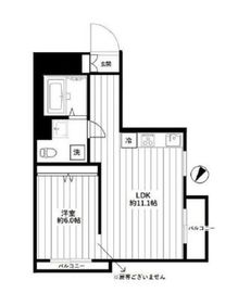 マンション雅叙苑 14階 間取り図