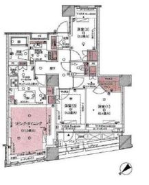 ブランズ横濱馬車道レジデンシャル 7階 間取り図