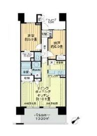 ベイステージ横浜432 11階 間取り図