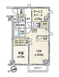 ラ・グラース吉祥寺 4階 間取り図