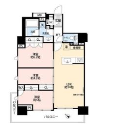 ルフォン東中野三丁目 9階 間取り図