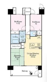 コスモ田端ロイヤルフォルム 5階 間取り図