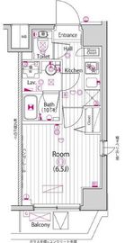 ガーラ・クレスタ横濱関内 2階 間取り図