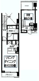 カスタリア戸越駅前 318 間取り図