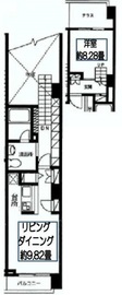 カスタリア戸越駅前 316 間取り図