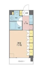 イクサージュ目黒 2階 間取り図