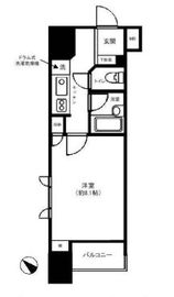 ファミール銀座イースト 8階 間取り図