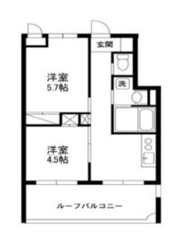 コスモプレイス赤羽2 402 間取り図