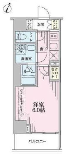 ブライズ吉野町 202 間取り図
