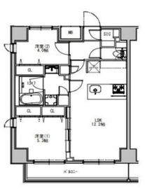 S-RESIDENCE押上south (エスレジデンス押上サウス) 503 間取り図