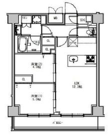S-RESIDENCE押上south (エスレジデンス押上サウス) 702 間取り図