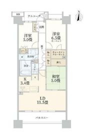 ルフォン世田谷 2階 間取り図