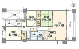 ドレッセ大倉山 5階 間取り図