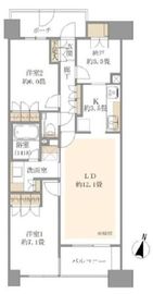 パークハウス新宿若松町 10階 間取り図