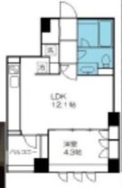 フォルム白金 4階 間取り図