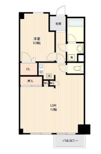アーバンコートサカスⅢ 407 間取り図
