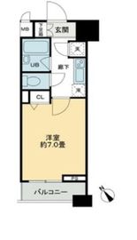 クロスレジデンス蒲田 903 間取り図
