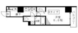 ラフィーネ日本橋 702 間取り図