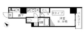 ラフィーネ日本橋 802 間取り図