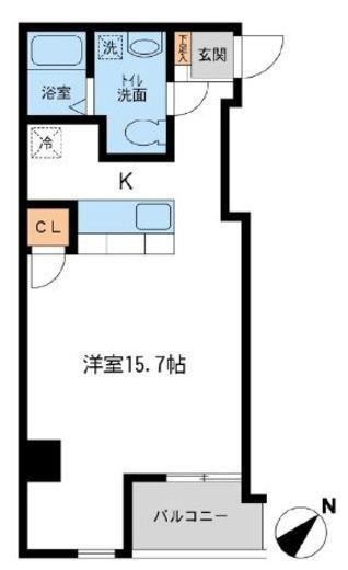 JMFレジデンス新横浜 610 間取り図
