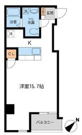 JMFレジデンス新横浜 610 間取り図