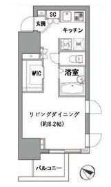 D'クラディアイヴァン初台 5階 間取り図